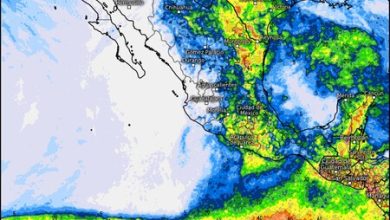 En México se esperan lluvias y rachas de viento además de caída de granizo y tornados, pero siguen la temperaturas superiores a 40 °C