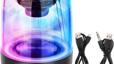 Esta bocina Bluetooth tiene un increíble diseño con luces LED, sonido envolvente, batería de 12 horas y descuento del 80% por 289 pesos