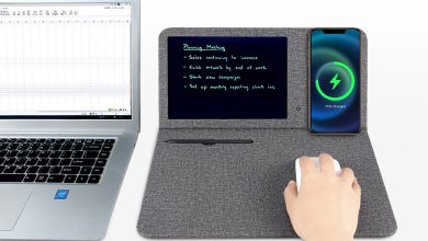 Este increíble accesorio es un mousepad, cargador inalámbrico, soporte, y pantalla para notas con lápiz óptico por solo 305 pesos