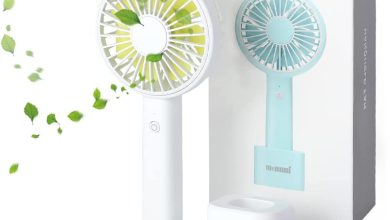 Este mini ventilador portátil USB con batería de larga duración es ideal para deshacerte del calor en la oficina por solo 214 pesos