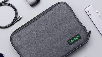 Este organizador de accesorios Ugreen es pequeño pero con gran almacenamiento: le cabe hasta un iPad o tablet por 479 pesos