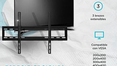 Este soporte fijo para Smart TV es súper resistente, fácil de instalar y compatible con modelos de 32 hasta 75 pulgadas por 329 pesos