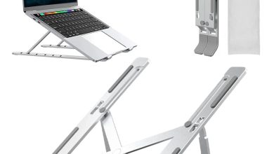 Este soporte para laptop y tablets es muy resistente, plegable y portátil, ideal para dispositivos de hasta 17 pulgadas por 191 pesos