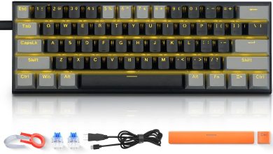 Este teclado mecánico de tamaño compacto es perfecto para el gaming de PC, tiene 18 modos de iluminación y teclas antighosting por 499 pesos
