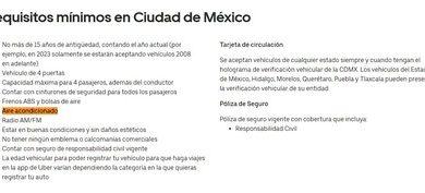 Conductores de Uber en México quieren aprovecharse de la ola de calor y cobrar extra por el aire acondicionado