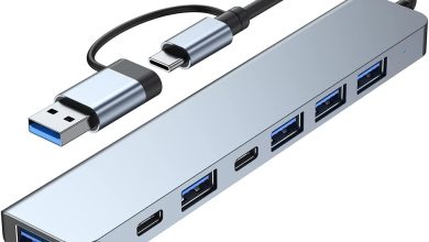 Deja de estresarte por los pocos puertos de tu nueva laptop con este HUB con siete entradas y por menos de 200 pesos en Amazon México