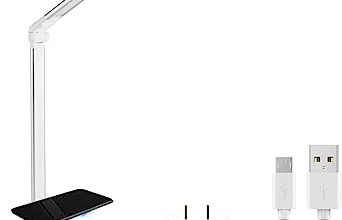 Ilumina tu escritorio mientras recargas tu celular con esta lámpara USB con base de carga inalámbrica desde 359 pesos en Amazon México