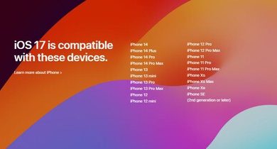iOS 17: todos los iPhone compatibles, novedades y fecha de lanzamiento en México