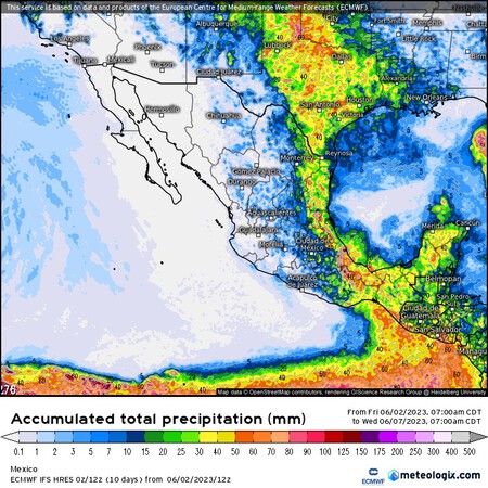 Lluvias, vientos, temperaturas de hasta 45 °C y una depresión tropical en el fin de semana, el pronóstico del clima para México