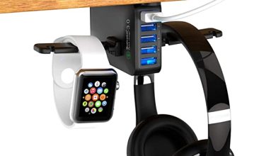 Organiza tu escritorio con esta versátil estación de carga rápida USB con soporte para audífonos o cables desde 305 pesos Amazon México