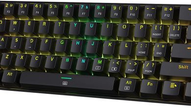 Teclado mecánico K630 Dragonborn: interruptores intercambiables, 11 modos de iluminación RGB y tamaño compacto para gaming por 839 pesos