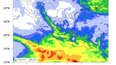 Cada vez son más estados en México con lluvias, pero siguen las temperaturas arriba de 40 °C en el país