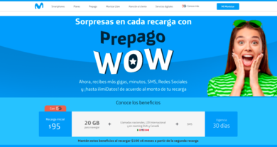 Movistar Prepago Wow con 5G y hasta datos ilimitados por 200 pesos al mes, así es la nueva oferta en México
