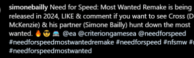 'Need for Speed: Most Wanted' regresa: EA planea el remake de uno de los mejores juegos de la saga para 2024, según una actriz de doblaje