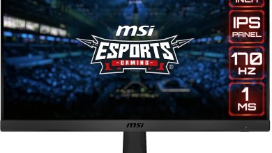 Este monitor MSI es perfecto para los juegos competitivos con sus 23 pulgadas, 170 Hz, 1 ms de respuesta y se encuentra con 40% de descuento