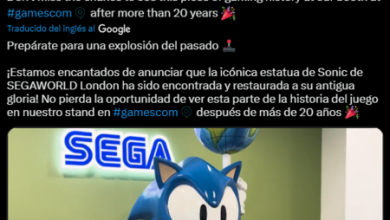 Este Sonic gigante estuvo desaparecido y fue encontrado en una cochera, ahora SEGA la restauró para que vuelva a casa