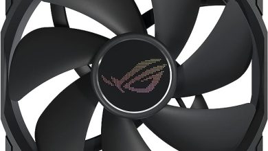 Este ventilador Asus para PC de hasta 1,800 RPM, silencioso y con soportes antivibración está disponible desde 232 pesos en Amazon México