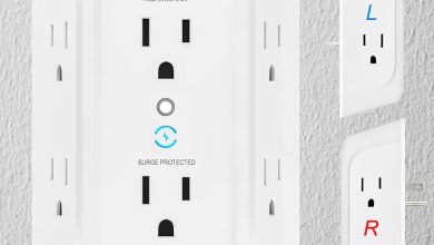 Multicontacto de pared Rendin: seis enchufes y tres puertos USB para cargar todos tus dispositivos por solo 289 pesos en Amazon México