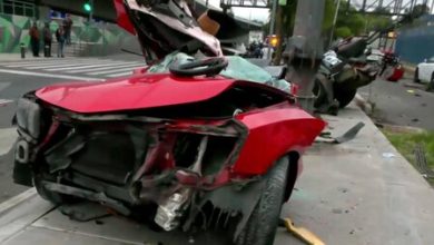 Un Camaro chocó en Periférico después de perder el control: el incidente dejó un muerto y al conductor sin pierna izquierda