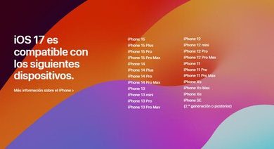 iOS 17: cómo actualizar, qué novedades tiene y cuáles son los dispositivos compatibles