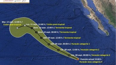 Jova ya es huracán categoría 4: estos son los estados afectados en México y así avanzará en los próximos días