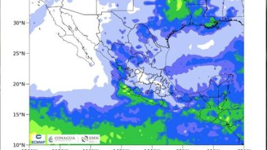 Siguen las lluvias, el calor en México y los efectos de una vaguada monzónica mientras un nuevo frente frío se acerca al país
