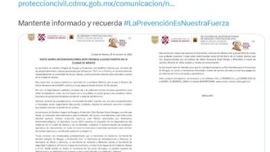 Aviso especial por lluvias muy fuertes en CDMX: Protección Civil alerta por secuelas del huracán Otis
