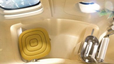 El baño del lujoso transbordador espacial Spaceship Neptune es, muy probablemente, el mejor asiento de la nave