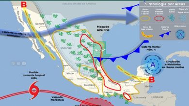 El frente frío número 4 avanza por México, al bajío, centro y oriente del país: estos son los estados afectados