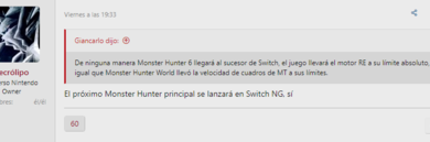 El nuevo ‘Monster Hunter’ saldrá en el Nintendo Switch 2 y será lanzamiento simultaneo con PS5 y Xbox Series X, según informes