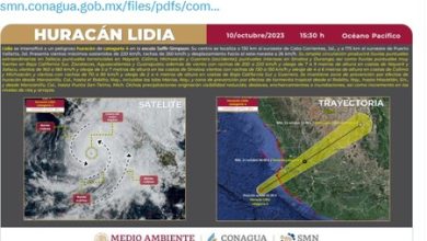 Huracán Lidia se convierte en categoría 4 en México: la alerta es máxima para Jalisco y Nayarit
