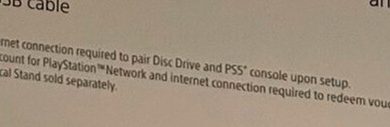 La nueva PlayStation 5 requerirá conexión a internet para poder “emzparejar” la unidad de disco extraíble, según informes