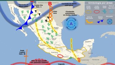 Llega el frente frío número 4 a México: esta es su ruta y estados afectados