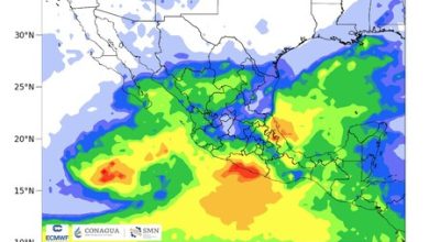 Lluvias por el frente frío 4, rachas de viento y la posibilidad de un huracán: el pronóstico del clima en México hasta el 10 de octubre