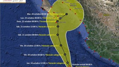 Norma ya es huracán categoría 3, pero se espera que aumente todavía más su fuerza: esta es su trayectoria en México y estados afectados