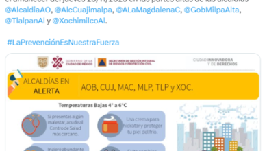 El frente frío 11 afecta severamente a CDMX y Estado de México: hasta 0 grados y alerta amarilla de bajas temperaturas en seis alcaldías