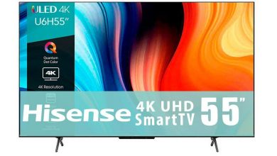 Esta Smart TV de Hisense con 4K UHD y panel de 55 pulgadas es perfecta para ver películas y cuesta menos de 7,500 pesos