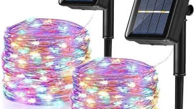 Estas series de luces se recargan con el sol, tienen protección contra agua y son perfectas para iluminar tu casa esta Navidad por 209 pesos