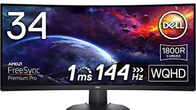Amazon se vuelve loco previo a la Navidad 2023 y ofrece este monitor curvo Dell de 34 pulgadas y 144 Hz en menos de 5,000 pesos