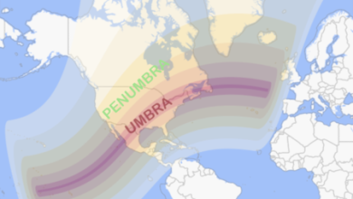 Eclipse solar de 2024 en México: este mapa muestra todas las ciudades y estados donde se verá