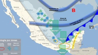El frente frío 27 ataca a México por todos lados: congela el norte, llegará al centro y ya provoca olas de cuatro metros en el Golfo