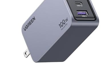 Este cargador UGREEN de 100W acaba de salir y ya tiene un cupón del 30% de descuento en Amazon quedando por debajo de los 1,050 pesos