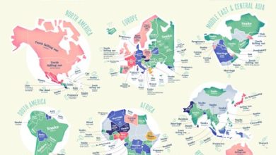 Este mapa muestra qué sueña el planeta y revela que en México las ex parejas no se olvidan fácilmente