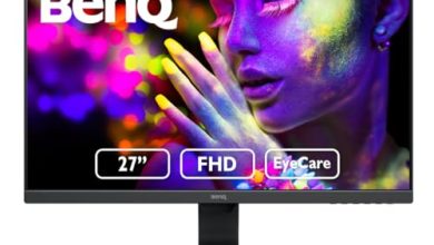 Este monitor de BenQ con 27 pulgadas es perfecto para tu PC con su diseño de marcos ultra delgados y 33% de descuento en Amazon