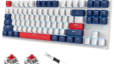 Teclado mecánico Free wolf K87: perfecto para el PC gaming con teclas anti-ghosting, tamaño compacto y súper precio en Amazon
