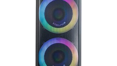 Esta bocina portátil con luces LED y suspensión de aire para bajos más profundos increíblemente cuesta poco más de 1,000 pesos en Amazon