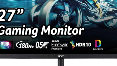 Este monitor Acer tiene un descuento tan increíble como su tasa de 180 Hz y 0.5ms de respuesta: precio mínimo histórico y MSI en Amazon