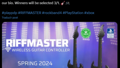 La nueva guitarra para ‘Fornite Festival’ y ‘Rock Band’ ya está aquí para revivir esa época rockera