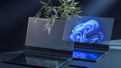 Lenovo ha creado la primera laptop con pantalla transparente, para "ver" cómo flota Windows 11