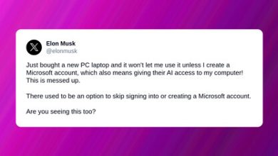 Elon Musk compró una computadora y al iniciarla le obligó a crear una cuenta de Microsoft; su respuesta fue un rotundo no